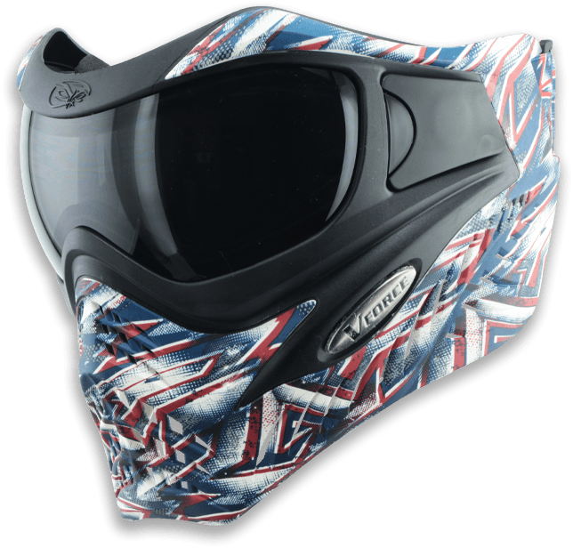 NEW KM Paintball V-Force Grill Mask Goggle Strap Limited Edition Joker Red 